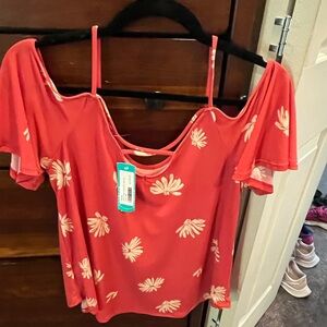 Valette Back Detail Cold Shoulder Knit Top